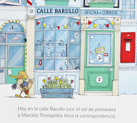 Ilustración de Marcelo, el cartero