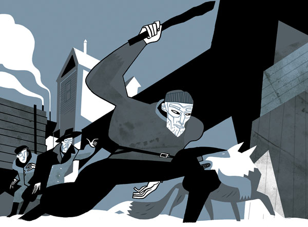 Ilustración de La llamada de lo salvaje
