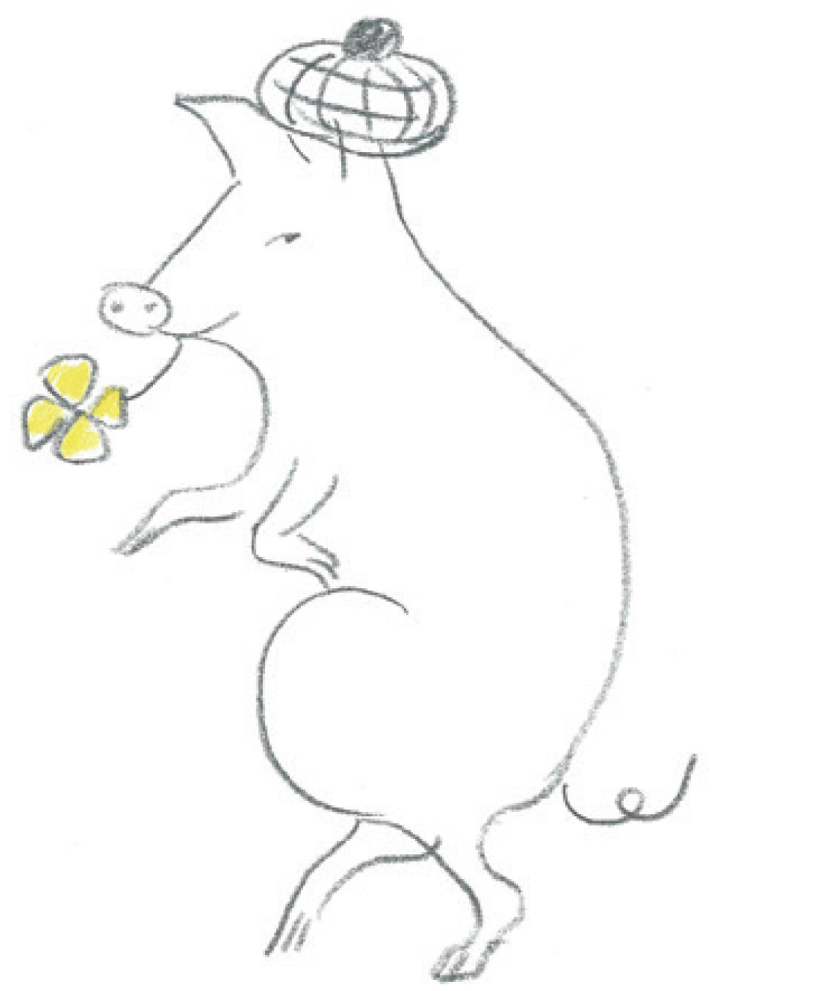 Ilustración de Dulce como un pepinillo, limpio como un cerdito