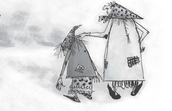 Ilustración de La pequeña bruja