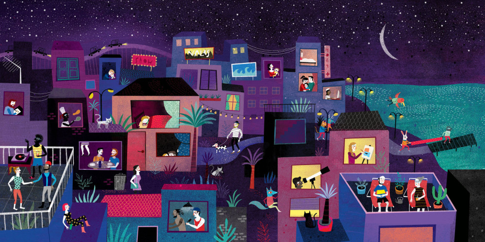 Ilustración de Mientras tú duermes