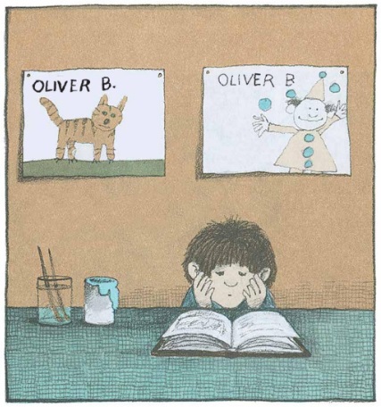 Ilustración de Oliver Button es una nena