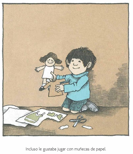 Ilustración de Oliver Button es una nena