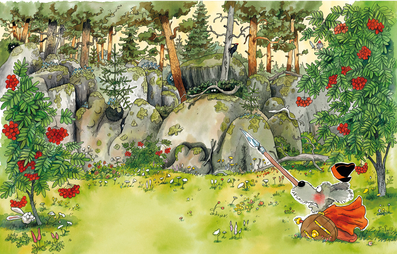 Ilustración de El Kalevala canino