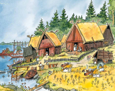 Ilustración de El Kalevala canino