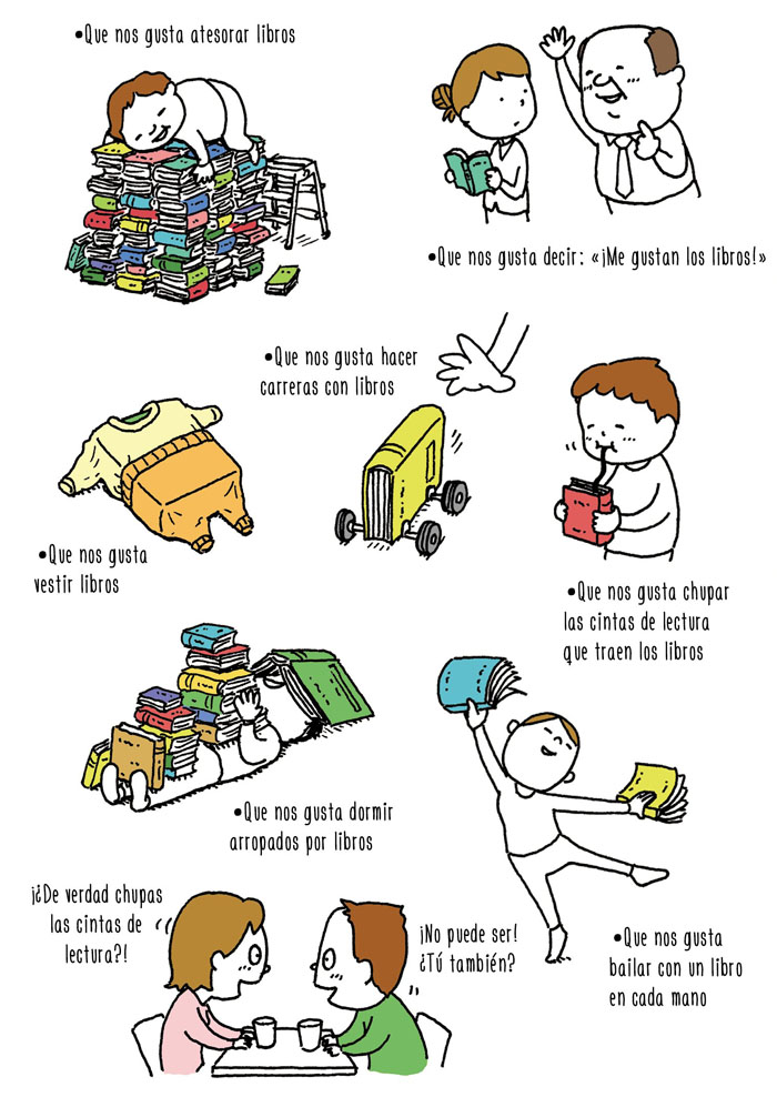 Ilustración de La Curiosa Librería