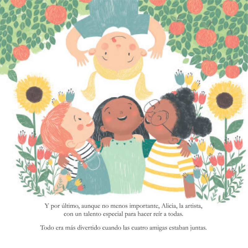 Ilustración de Amigas