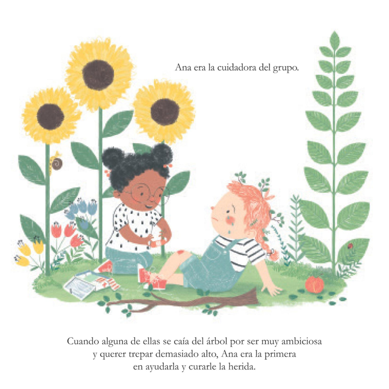 Ilustración de Amigas