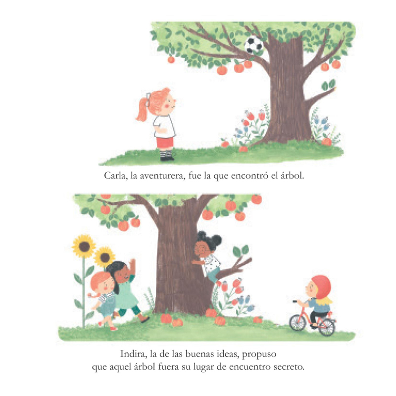 Ilustración de Amigas