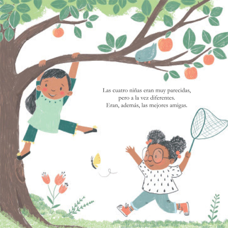 Ilustración de Amigas