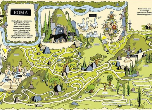 Ilustración de El gran laberinto de la mitología