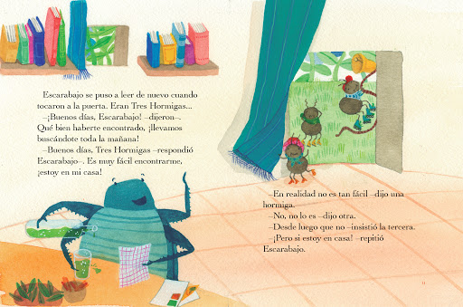 Ilustración de Escarabajo de vacaciones