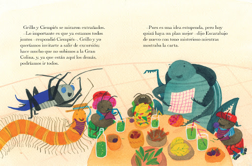 Ilustración de Escarabajo de vacaciones