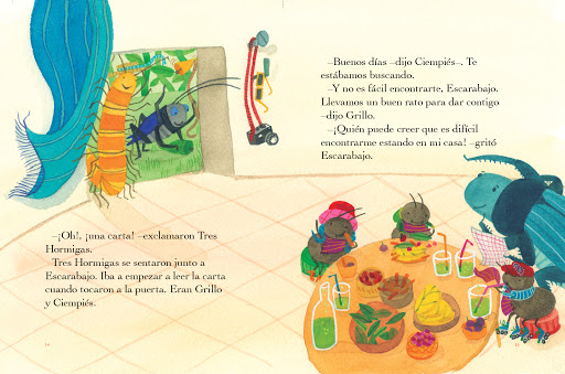 Ilustración de Escarabajo de vacaciones
