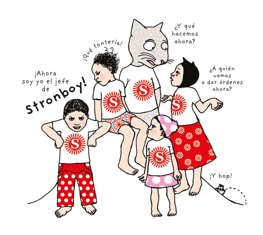 Ilustración de STRONGBOY, la camiseta de poder