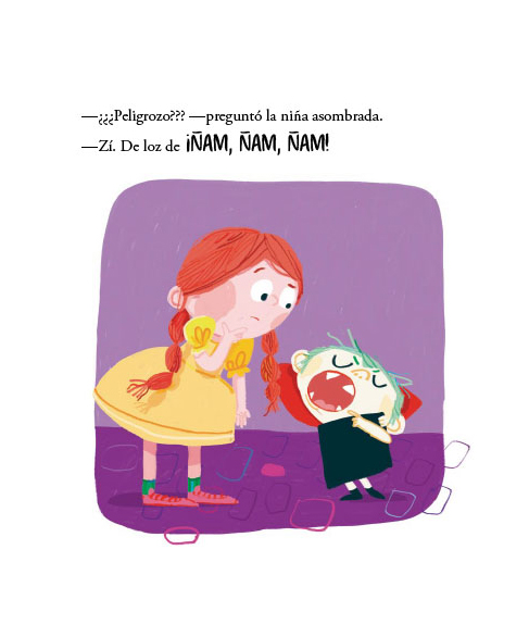 Ilustración de Un vampiro peligrozo