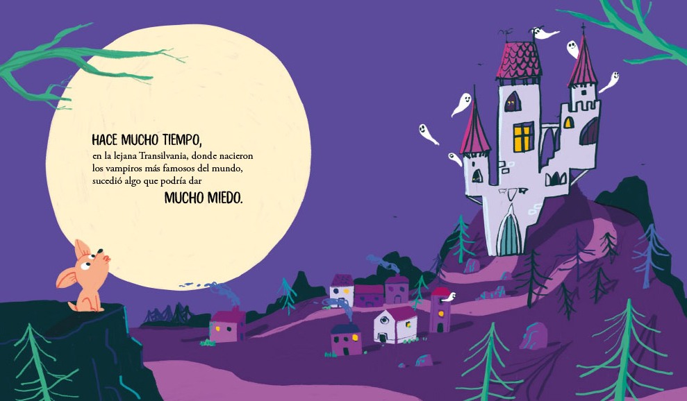 Ilustración de Un vampiro peligrozo