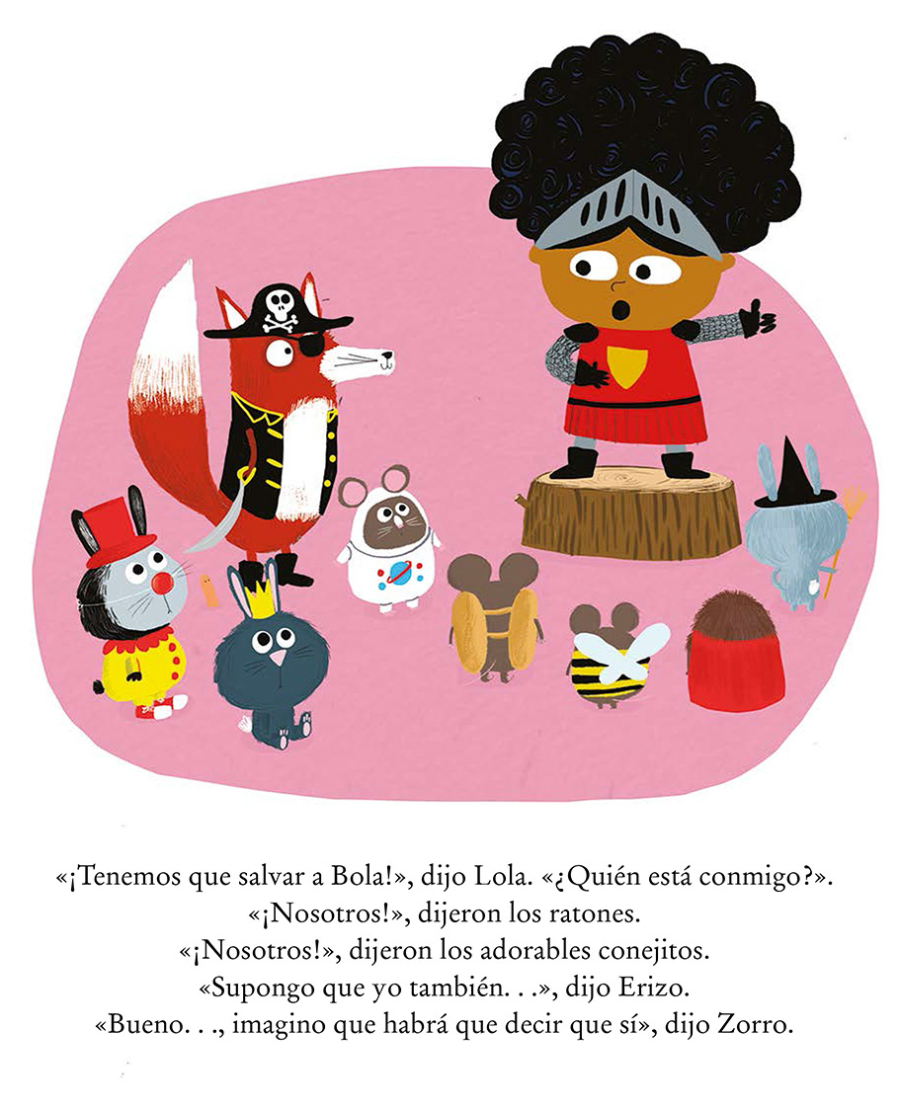 Ilustración de Lola y el dragón