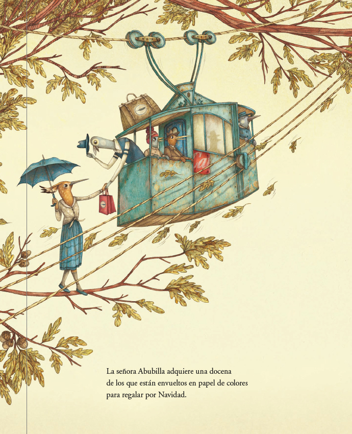 Ilustración de El vendedor de felicidad