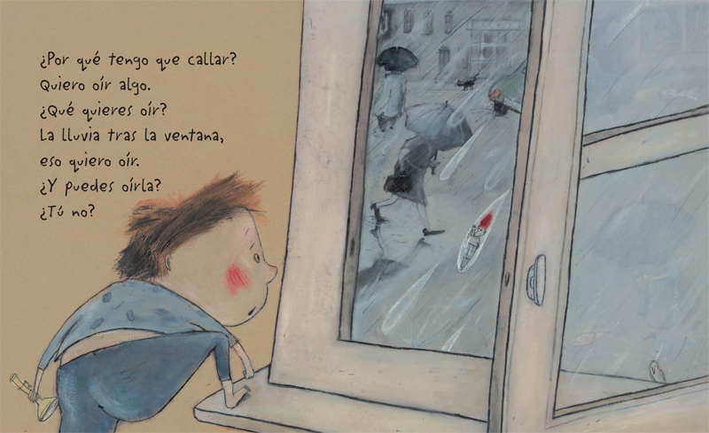 Ilustración de Calla un momento