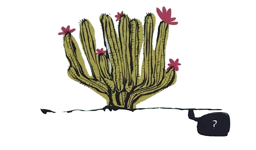Ilustración de En el desierto
