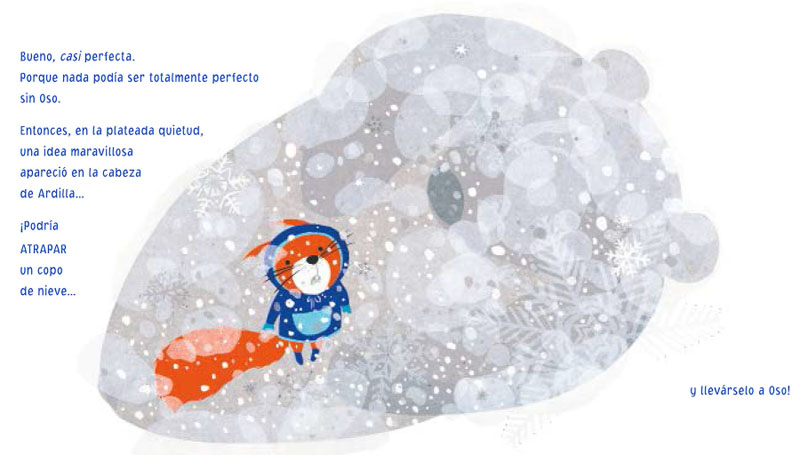 Ilustración de Un copo de nieve en el bolsillo