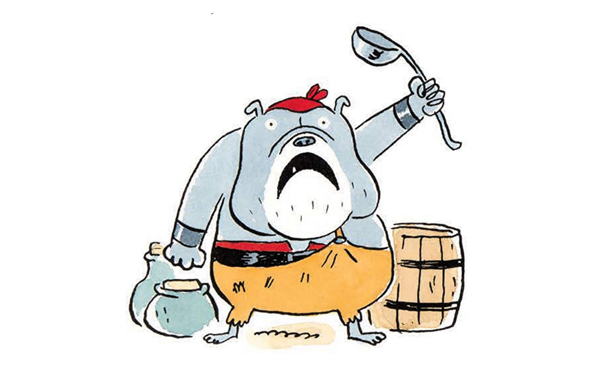 Ilustración de Los perros PIRATA. ¡Adiós, mendrugos!