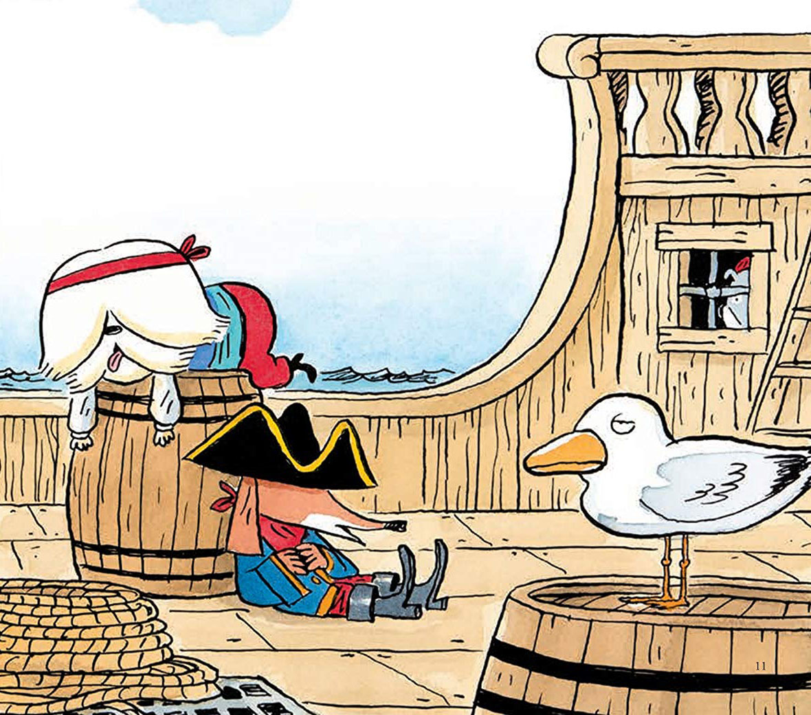 Ilustración de Los perros PIRATA. ¡Adiós, mendrugos!