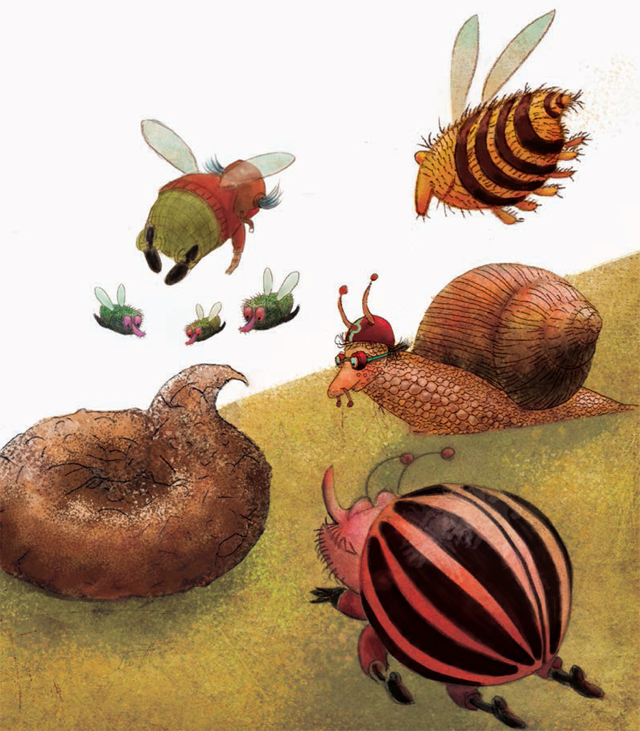 Ilustración de El cumpleaños de la mosca (y sus 3917 invitadas)