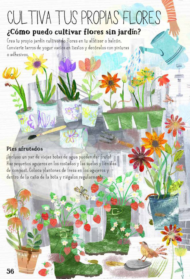 Ilustración de El gran libro de las flores