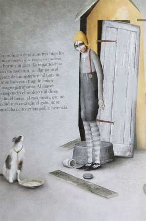 Ilustración de El gato con botas