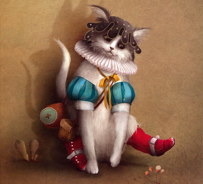 Ilustración de El gato con botas