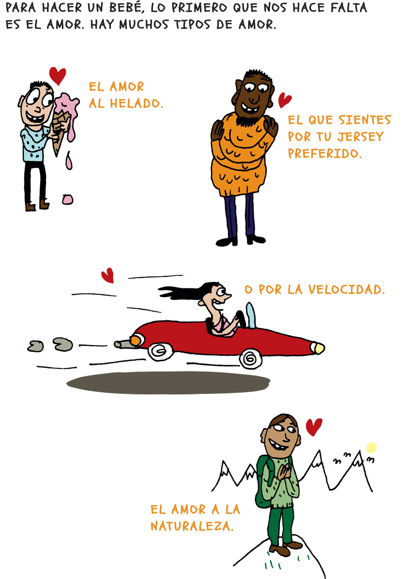 Ilustración de ¿Cómo se hace un bebé?