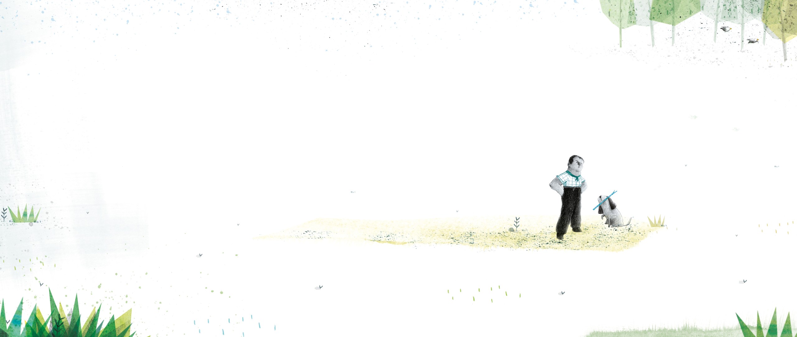 Ilustración de El paseo