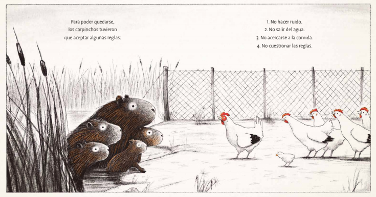 Ilustración de Los carpinchos