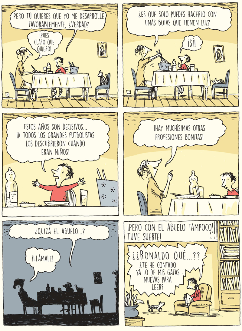 Ilustración de Toni. O cómo conseguir las Ronaldo Flash