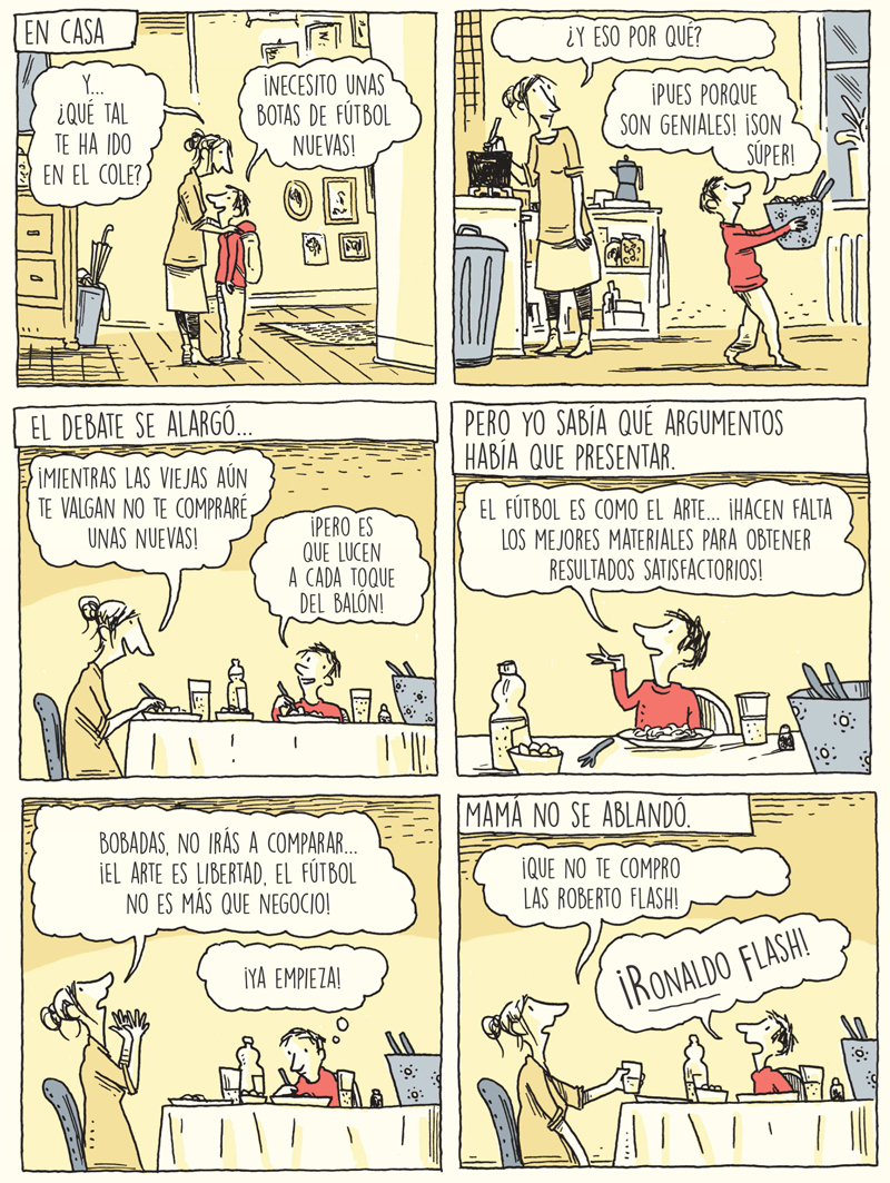 Ilustración de Toni. O cómo conseguir las Ronaldo Flash