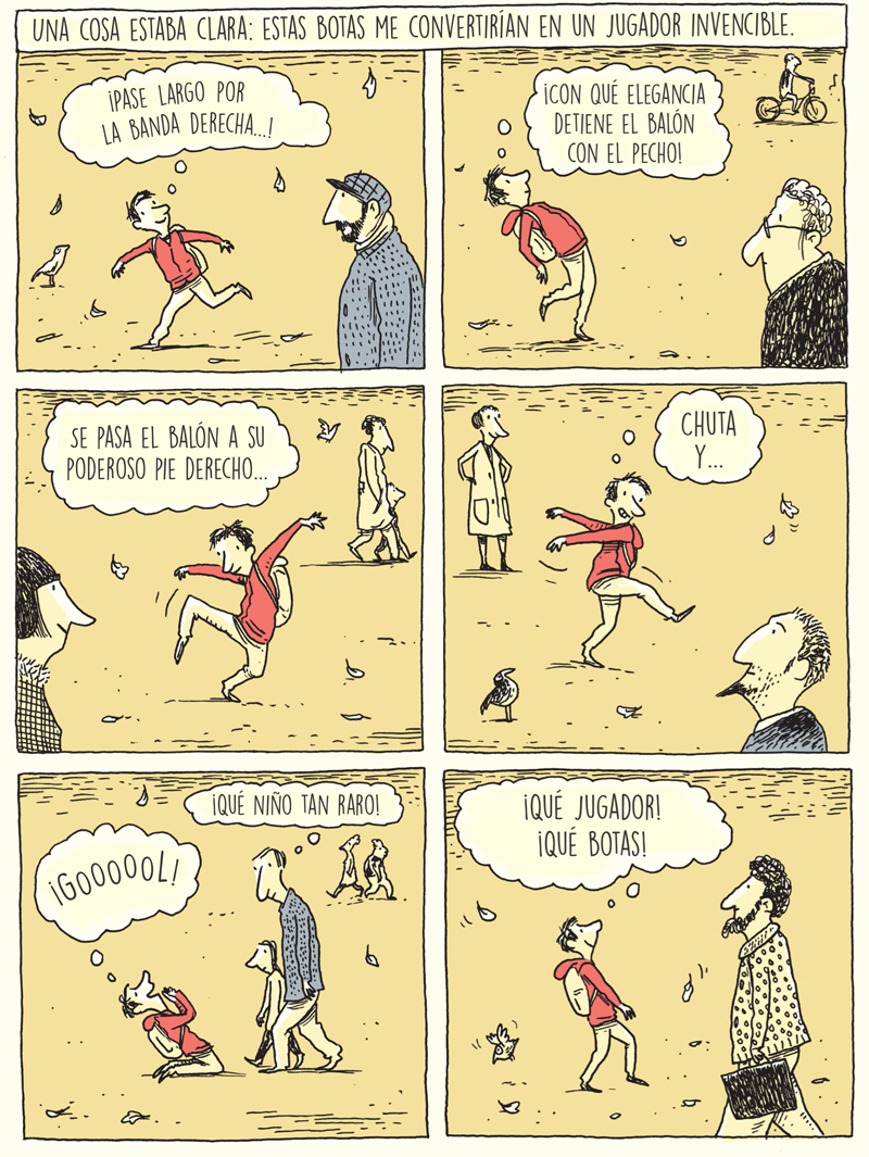 Ilustración de Toni. O cómo conseguir las Ronaldo Flash