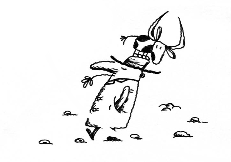 Ilustración de A la sombra de la Inmensa Cuchara. Informe confidencial