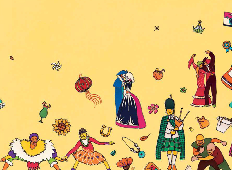 Ilustración de Nos vamos de fiesta