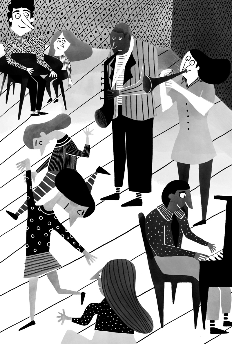 Ilustración de  Mi tío, Reina Mora, Nijinsky y yo