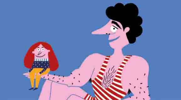 Ilustración de  Mi tío, Reina Mora, Nijinsky y yo