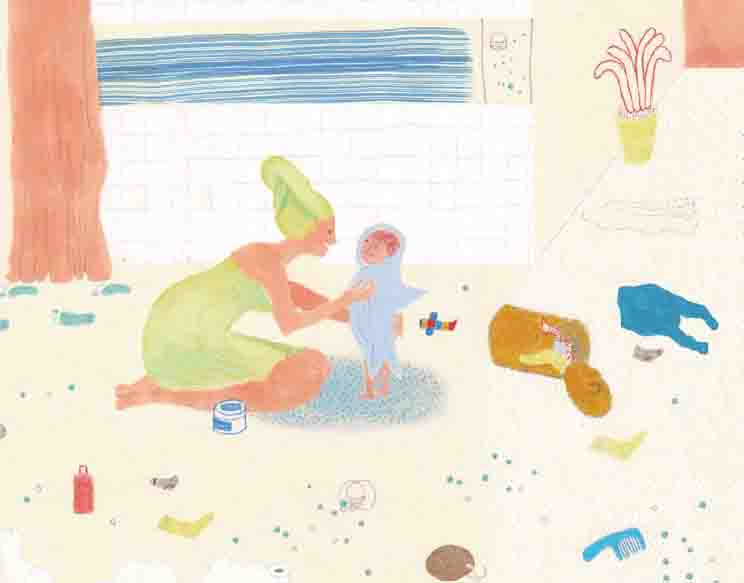 Ilustración de La bañera