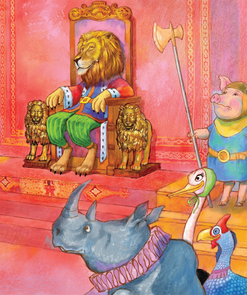 Ilustración de El león ya no quiere rugir