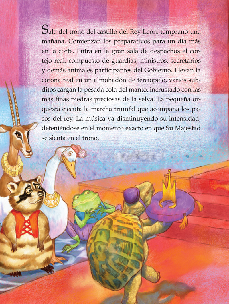 Ilustración de El león ya no quiere rugir