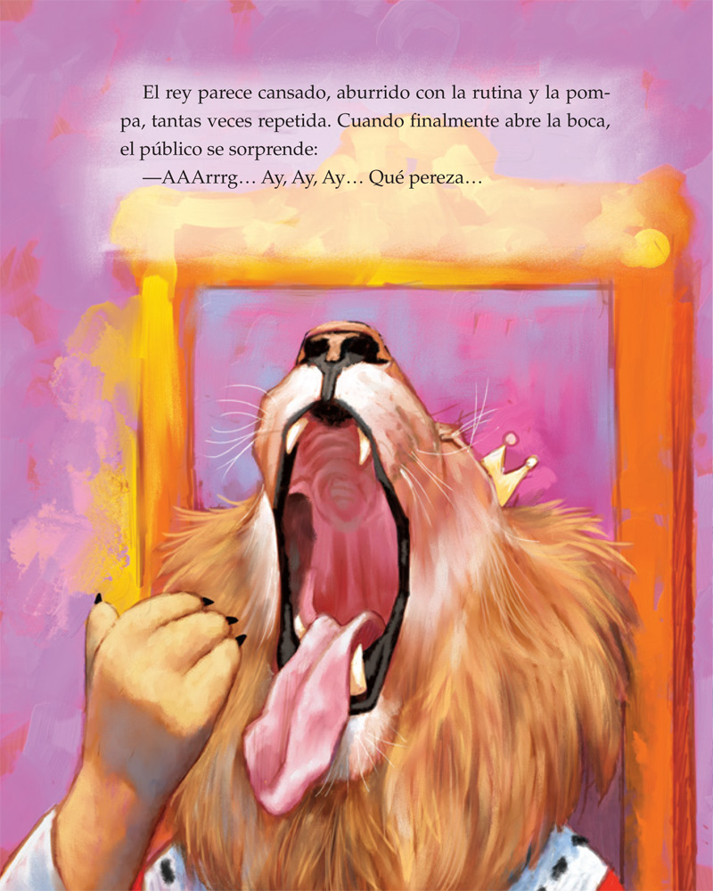 Ilustración de El león ya no quiere rugir