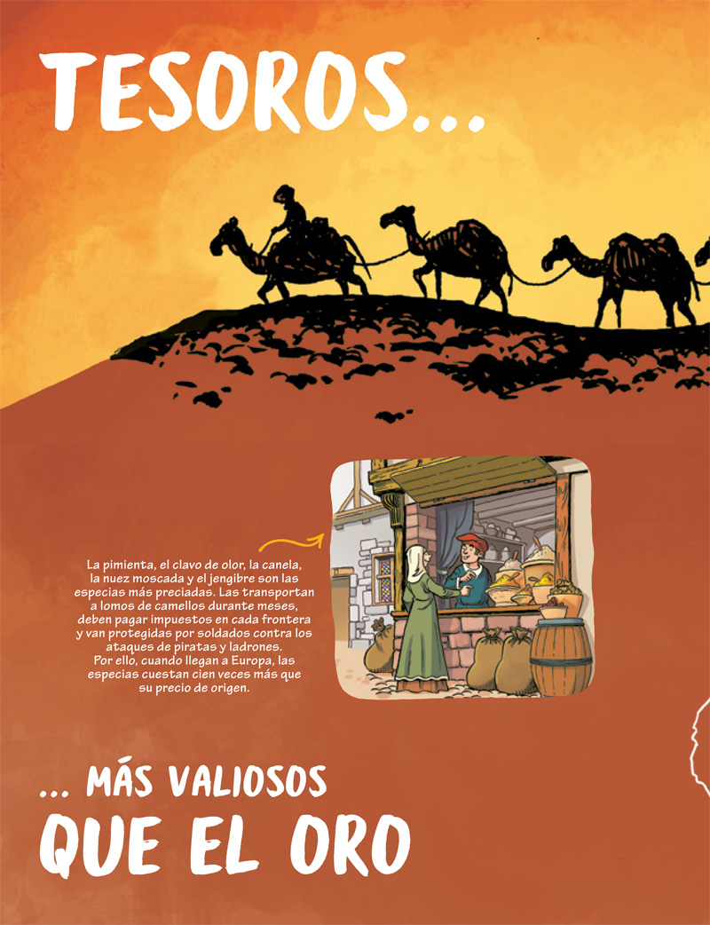 Ilustración de Magallanes. La primera vuelta al mundo en 1080 días