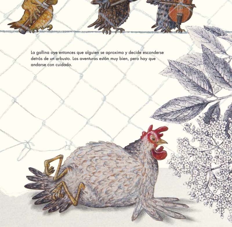 Ilustración de Pelo y plumas