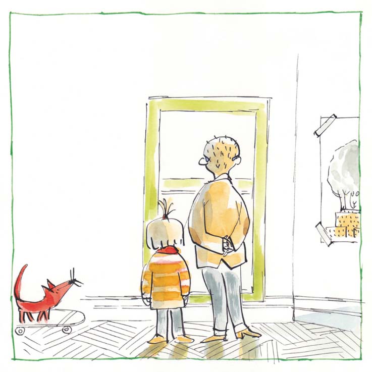 Ilustración de Alicia y el coronavirus