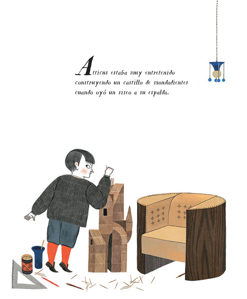Ilustración de Atticus. El chico difícil 